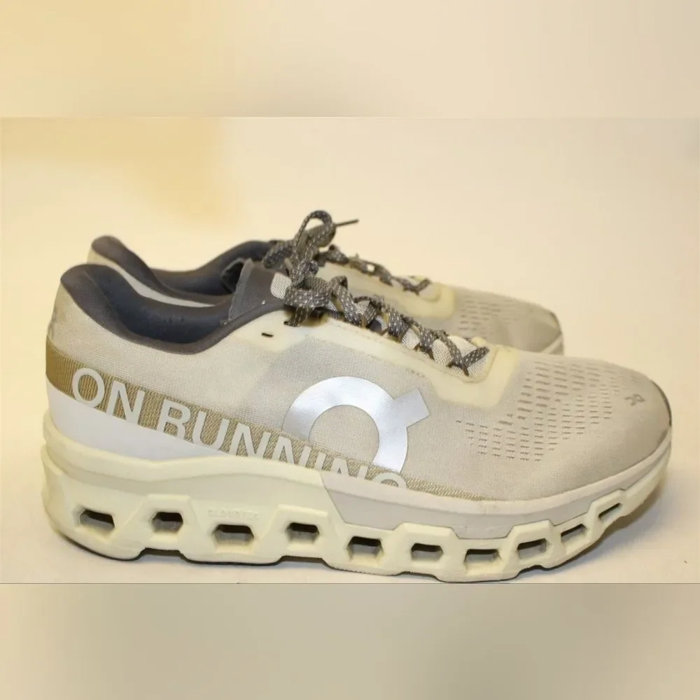On Cloud Cloudmonster 2 Beige Road Running Sneakers Shoes Mens US 13 EU 48